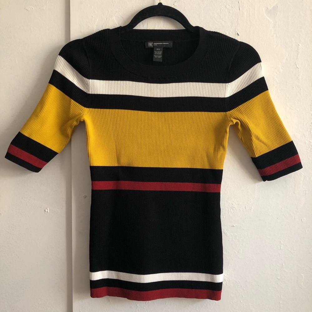 Stripes 3/4 Blouse